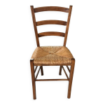 Chaise style maison de campagne en h�tre massif