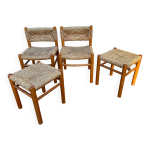 Chaises et tabourets paillés vintage Chaises et tabourets paillés vintage