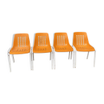 Chaises de terrasse de bar , annes 70