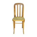 Chaise thonet n�391 xv de 1925 cann�e , teinte noyer
