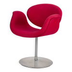 Chaise tulipe rouge de pierre paulin pour artifort