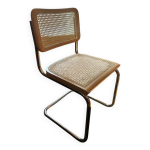 Chaise vintage cesca b32 par marcel breuer - made in italy