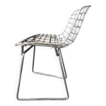 Chaise wire harry bertoia enfant kid design metal chrom edition vintage