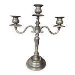Chandelier 3 feux - mtal argent