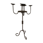 Chandelier 5 bougies en fer forg