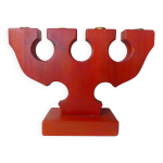 Chandelier en bois peint vintage style scandinave Chandelier en bois peint vintage style scandinave
