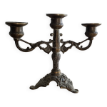 Chandelier bougeoirs 3 branches vintage