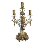 Chandelier en bronze dor xixme