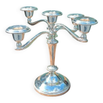 Chandelier candlabre anglais argent