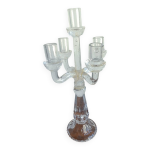 Chandelier, candlabre en verre souffl bull