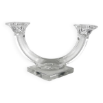 Chandelier deux branches verre design