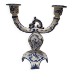 Chandelier en faence blanc - bleu