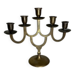 Chandelier en laiton 5 branches