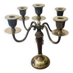 Chandelier en laiton massif bicolore