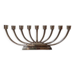Chandelier mnorah mtal chrom annes 70