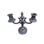 Chandelier metal argent 1925