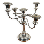 Chandelier en mtal argent, 1980