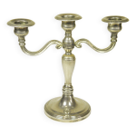 Chandelier en mtal argent 20 cm