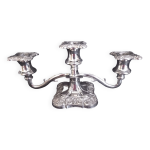 Chandelier en mtal argent