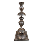 Chandelier en mtal argent