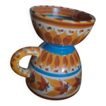 Chandelier / porte - cierge en c�ramique korcy quimper