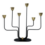 Chandelier scandinave par gunnar ander pour ystad metall, suède Chandelier scandinave par gunnar ander pour ystad metall, suède