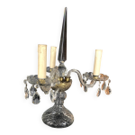 Chandelier verre et flche en cristal