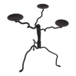 Chandelier vintage en fer martelé 1970 Chandelier vintage en fer martelé 1970