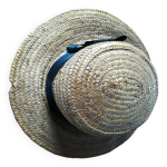 Chapeau en paille style canotier