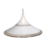 Chapeau de sorcire noir et blanc annes 70