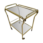 Chariot bar roulant laiton