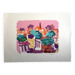 Charles lapicque, printemps romain, 1957. lithographie signe au crayon