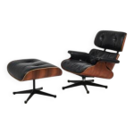 Charles & ray eames, fauteuil mod. 670  lounge chair  et son ottoman mod. 67