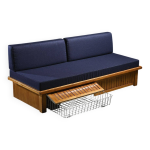 Charlotte perriand, banquette des arcs vers 1973