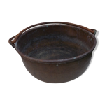 Chaudron en cuivre, jardinire
