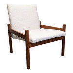 Chauffeuse scandinave rglable en teck, danemark vers 1960