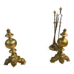 Chenet chemin�e et serviteur