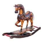 Cheval  bascule en bois