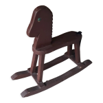Cheval  bascule en bois
