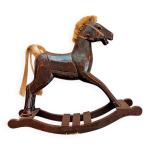 Cheval a bascule en bois rtro