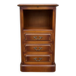 Chevet, chiffonnier, meuble d'appoint en bois, années 60 Chevet, chiffonnier, meuble d'appoint en bois, années 60