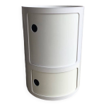 Chevet  roulettes componibili par anna castelli pour kartell