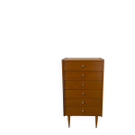 Chiffonnier / commode 6 tiroirs vintage en teck