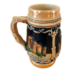 Chope  bire vintage en cramique allemande