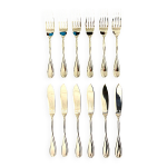Christofle gal�a , couverts � poisson , 6 fourchettes , 6 couteaux