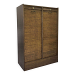 Classeur vintage  double rideaux
