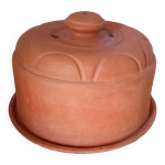 Cloche beurrier en terre cuite