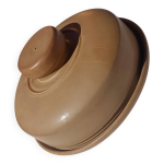 Cloche  fromage ou  gteaux, en grs iris paillet.