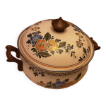 Cocotte email fleuri asta allemagne