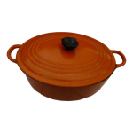Cocotte orange le creuset annes 50